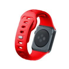 3MK 42/44/45/49 MM RED - 3MK SILICONE WATCH STRAP FOR APPLE