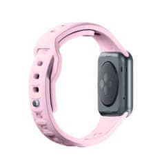 3MK 42/44/45/49 MM POWDER PINK - 3MK SILICONE WATCH STRAP FOR APPLE