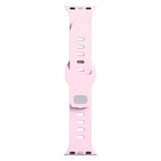 3MK 42/44/45/49 MM POWDER PINK - 3MK SILICONE WATCH STRAP FOR APPLE