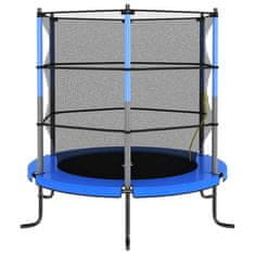 Vidaxl Trampolína s bezpečnostnou sieťou okrúhla 140x160 cm modrá