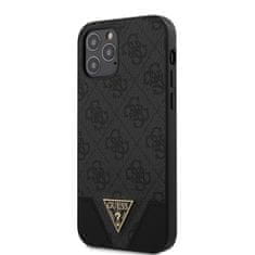 Guess Zadný kryt 4G Triangle pre iPhone 12/12 Pro 6.1 Grey