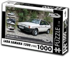 RETRO-AUTA© Puzzle č. 54 Lada Samara 1300 (1989) 1000 dielikov