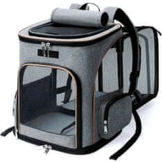 MG Livefy Pet Carrier prepravná taška pre psy 41x35cm, šedá