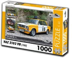 RETRO-AUTA© Puzzle č. 42 VAZ 2103 VB (1980) 1000 dielikov