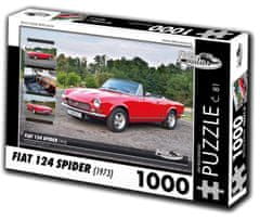 RETRO-AUTA© Puzzle č. 81 Fiat 124 SPIDER (1973) 1000 dielikov