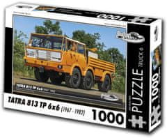 RETRO-AUTA© Puzzle TRUCK č.6 Tatra 813 TP 6x6 (1967-1982) 1000 dielikov