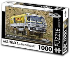 RETRO-AUTA© Puzzle TRUCK č.27 Liaz 100.55 D pre Rallye Paríž-Dakar (1985) 1000 dielikov