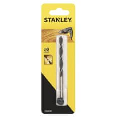 Stanley Kolíkovací vrták do dreva 6x100/60 mm s dorazovým krúžkom STA66380