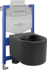 Mexen Fenix XS-U, podomietkový modul a závesné WC Sofia, čierna matná, 6853354XX85