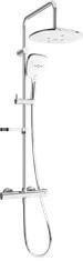 Mexen KX17 sprchový set s termostatickou batériou Kai, chrómová-biela, 771501791-02