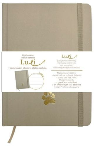 Notes Luxi linky A5 lamino moka