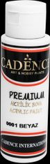 Cadence Akrylová farba Premium - biela / 70 ml