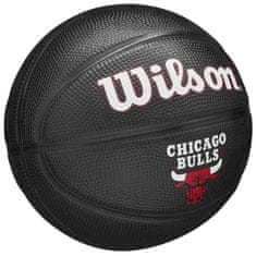 Wilson Lopty basketball čierna 3 Team Tribute Chicago Bulls Mini