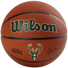 Wilson Lopty basketball hnedá 7 Team Alliance Milwaukee Bucks