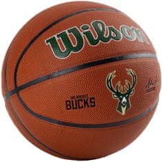 Wilson Lopty basketball hnedá 7 Team Alliance Milwaukee Bucks