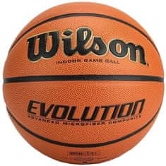 Wilson Lopty basketball hnedá 6 Evolution Indoor Game