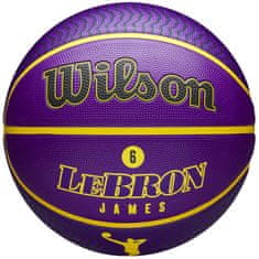 Wilson Lopty basketball fialová 7 Nba Player Icon Lebron James Outdoor