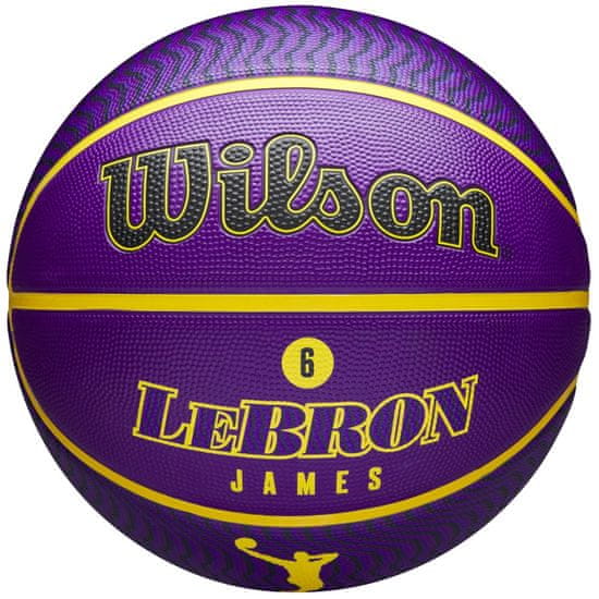 Wilson Lopty basketball fialová 7 Nba Player Icon Lebron James Outdoor