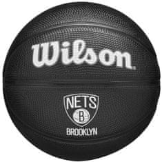 Wilson Lopty basketball čierna 3 Team Tribute Brooklyn Nets Mini