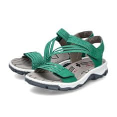 Rieker Sandále zelená 38 EU Trekkingsandalen Grün