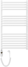 Mexen Apollo, elektrické vykurovacie teleso 860x450 mm + vykurovacia tyč 600 W, biela, W117-0860-450-2600-20