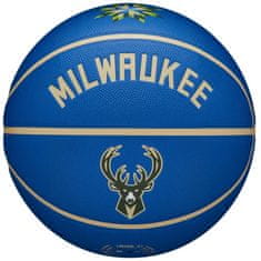 Wilson Lopty basketball modrá 7 Nba Team City Collector Milwaukee Bucks Ball