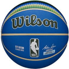 Wilson Lopty basketball modrá 7 Nba Team City Collector Milwaukee Bucks Ball