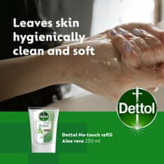 Dettol Náplň do bezdotyokvého dávkovača Jemná Aloe Vera 250 ml 4+1