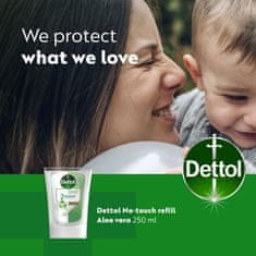 Dettol Náplň do bezdotyokvého dávkovača Jemná Aloe Vera 250 ml 4+1