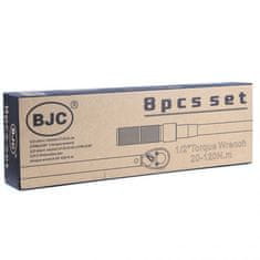 BJC Momentový kľúč 1/2", 20 - 120 Nm, sada 8 ks B53575