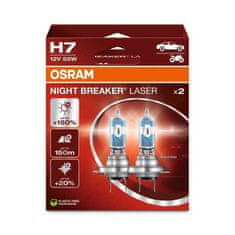 Osram krabička H7 12V 55W PX26d NIGHT BREAKER LASER +150%