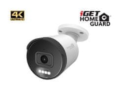 iGET HGNHK938CAM - UltraHD 4K PoE IP kamera, SMART detekcia, IP66, zvuk, nočný prísvit 40m, ONVIF 2.6