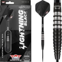 Šípky Steel Lightning Black - 25g