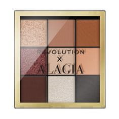 Makeup Revolution Paletka očných tieňov x Alagia (All You Need Shadow Palette) 13,5 g