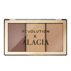 Makeup Revolution Kontúrovacia paletka x Alagia (Face Like Alagia Highlight & Bronze Palette) 7,5 g