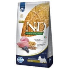 N&D Krmivo Adult Dog Mini Ancestral Grain Lamb, Spelt, Oats & Blueberry 7kg