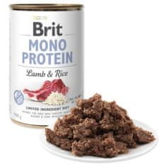 Brit Konzerva Mono Protein jahňa s ryžou 400g