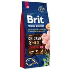 Brit Krmivo Premium by Nature Senior L+XL 15kg