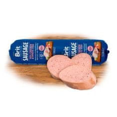 Brit Saláma Sausage kura a biela ryba 800g