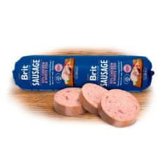 Brit Saláma Sausage kura a biela ryba 800g