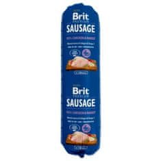 Brit Saláma Sausage kura a králik 800g