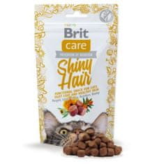 Brit Pochúťka Care Cat Snack Shiny Hair 50g