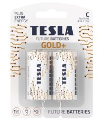 TESLA Teslá C GOLD+ alkalická, 2 ks, ND