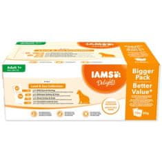 IAMS Kapsička Delights Adult morské a suchozemské mäso v želé multipack 6120g (72x85g)