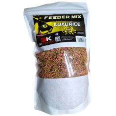 DK FISHING Feeder mix vlhčený kukurice 1kg