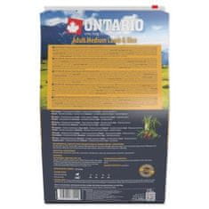 Ontario Krmivo Adult Medium Lamb & Rice 2,25kg