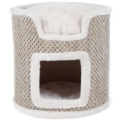 Trixie Odpočívadlo Ria Cat Tower svetlo šedé-prírodné 37cm