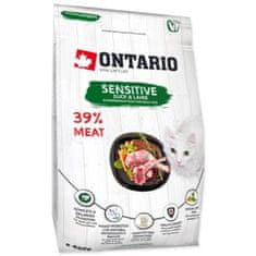 Ontario Krmivo Cat Sensitive/Derma 0,4kg