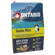 Ontario Krmivo Senior Mini Fish & Rice 2,25kg