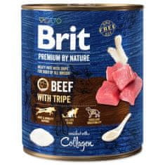 Brit Konzerva Premium by Nature hovädzie s držkami 800g